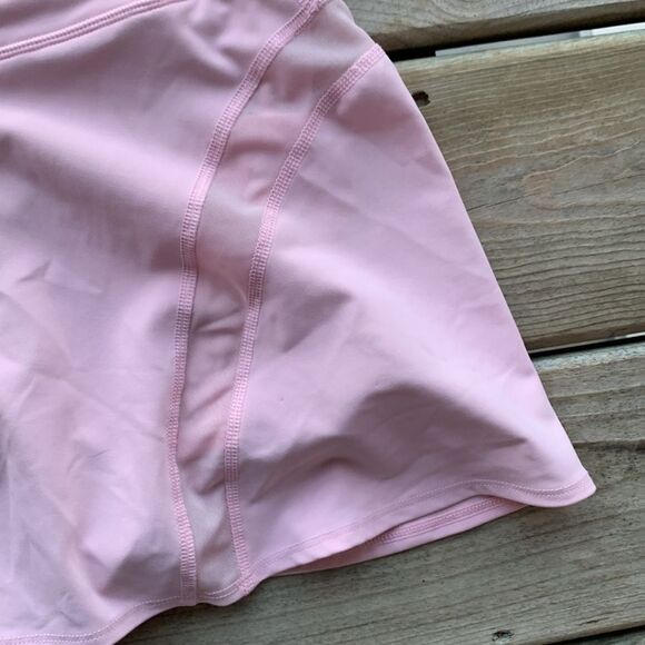 yoga pink athletic tennis skirt - Picture 2 of 3